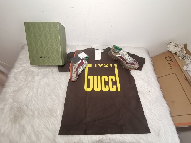 Fashion Shirt with Shoes Set #GUI