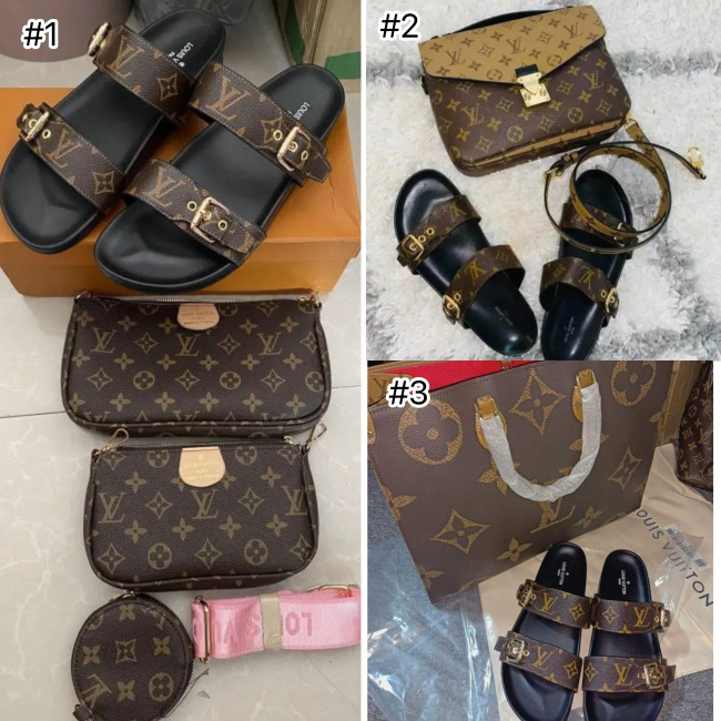 1 set fashion slipper & bag SALE #LOV