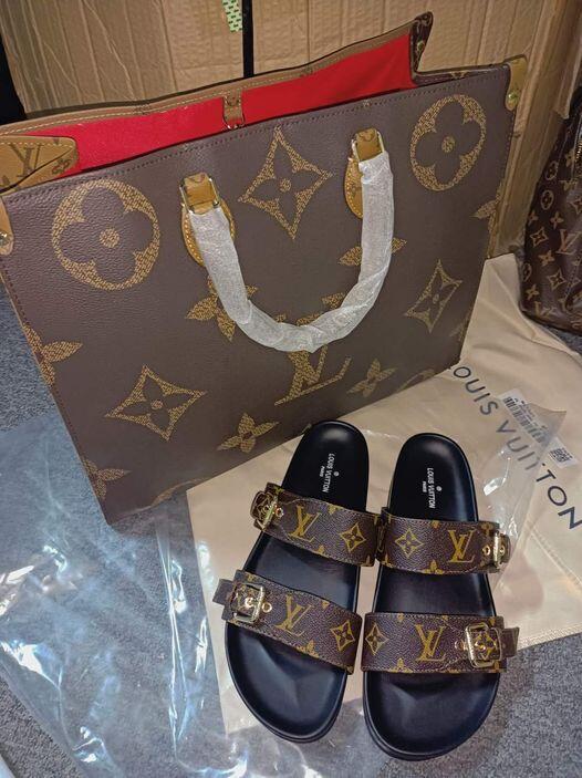 1 set fashion slipper & bag SALE #LOV