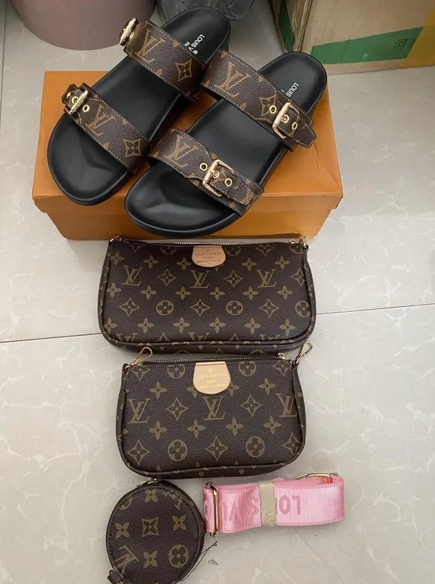 1 set fashion slipper & bag SALE #LOV