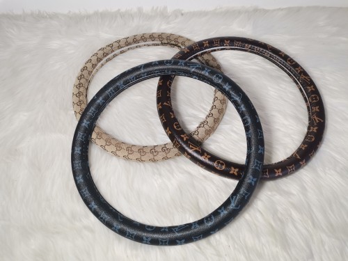 Wholesale 2 pcs Fashion Steering Wheel Cover Free Shipping