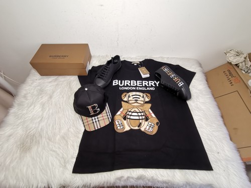 Fashion Shirts with Shoes Hat Set #BUR