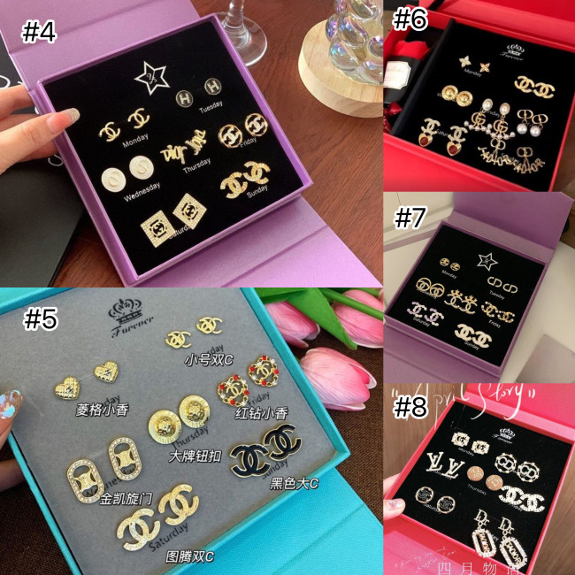 Women Week Earrings with Box