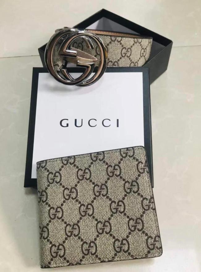 Fashion Wallet with Belt Set  #GUI