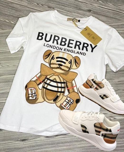 Women Fashion Shirt with Shoes Set #BUR