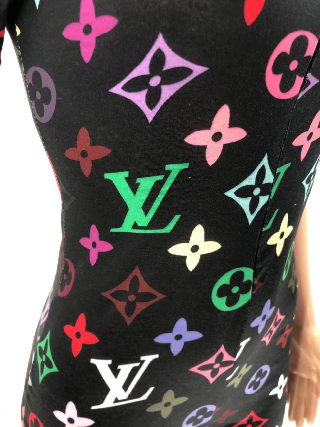 Women Fashion Short Sleeve Jumpsuit Cotton Material #LOV