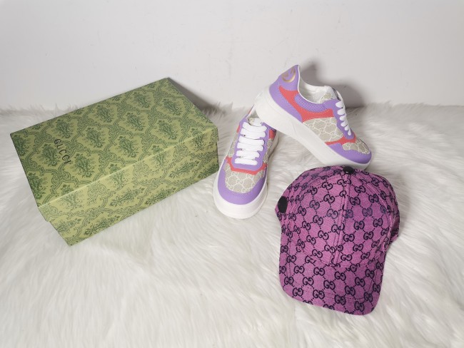 Women Fashion Shoes with Hat Set #GUI