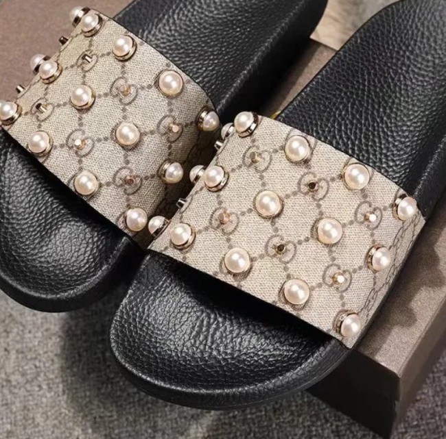 Women Fashion Slides with Box #GUI