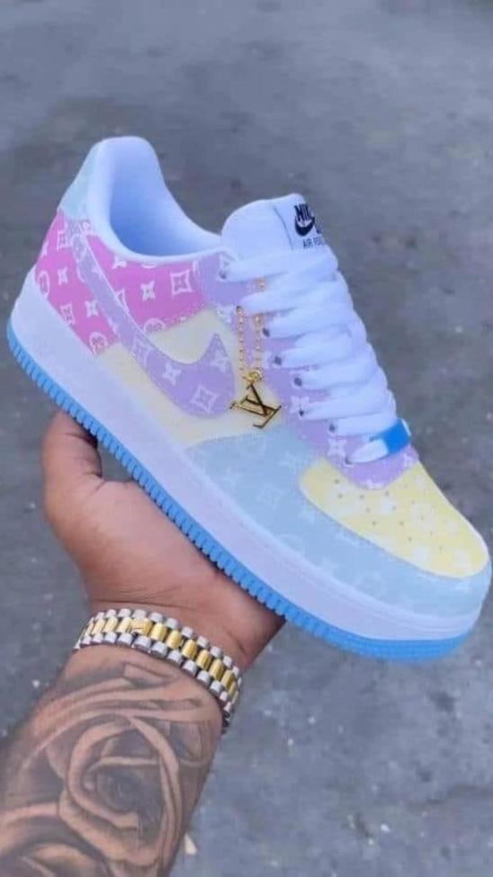 Fashion Sports AF Shoes with Box (Changing color)  #NIK