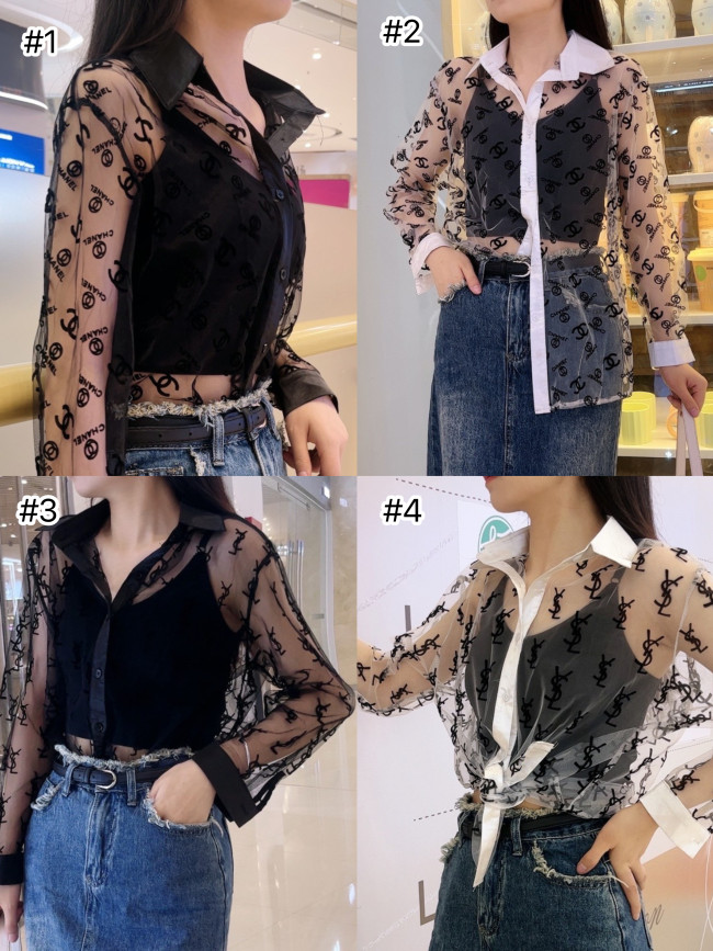 Women Mesh Shirt No Tags #CHN #YS