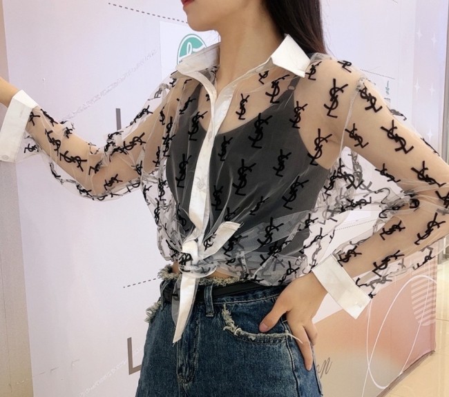 Women Mesh Shirt No Tags #CHN #YS
