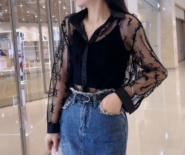 Women Mesh Shirt No Tags #CHN #YS