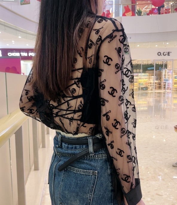 Women Mesh Shirt No Tags #CHN #YS