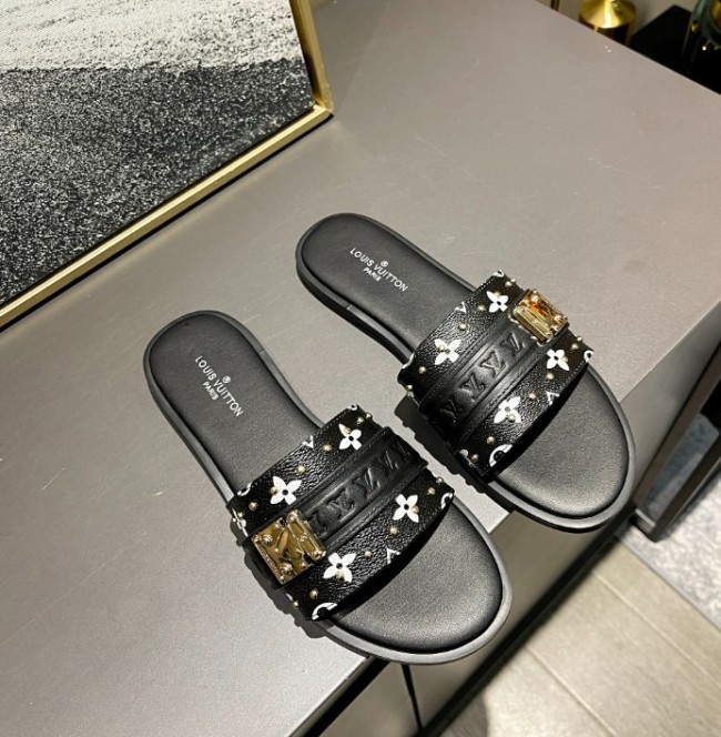 Women Fashion Slides with Box #LOV