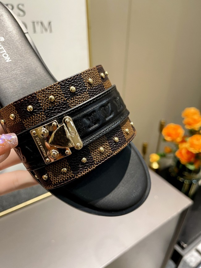 Women Fashion Slides with Box #LOV