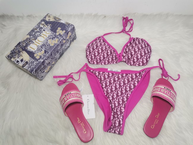 Women Slides with Swimsuit Set #CHA #LOV #VER#DIO