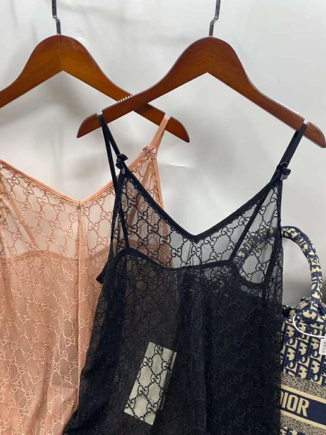  Sexy Mesh Sling Lace Dress with Tags Size S-XL   #GUI