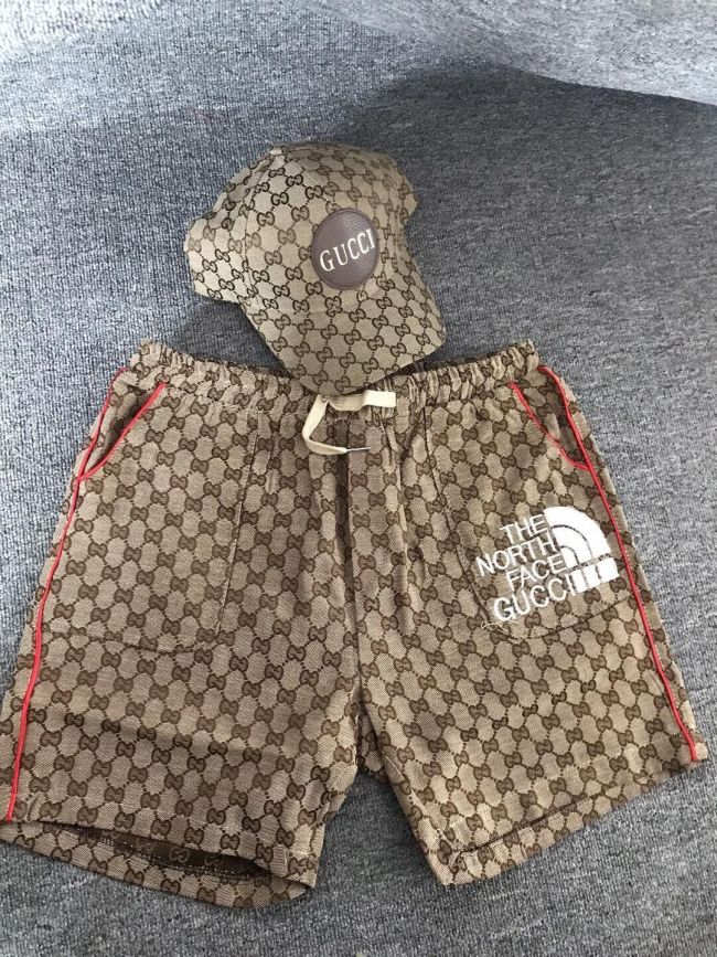 Wholesale shorts & cap hat set size:M-4XL #GUI