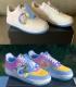 1 Pair fashion discolor sport AF shoes size:5.5-11 with box free USPS shipping Air force #NIK