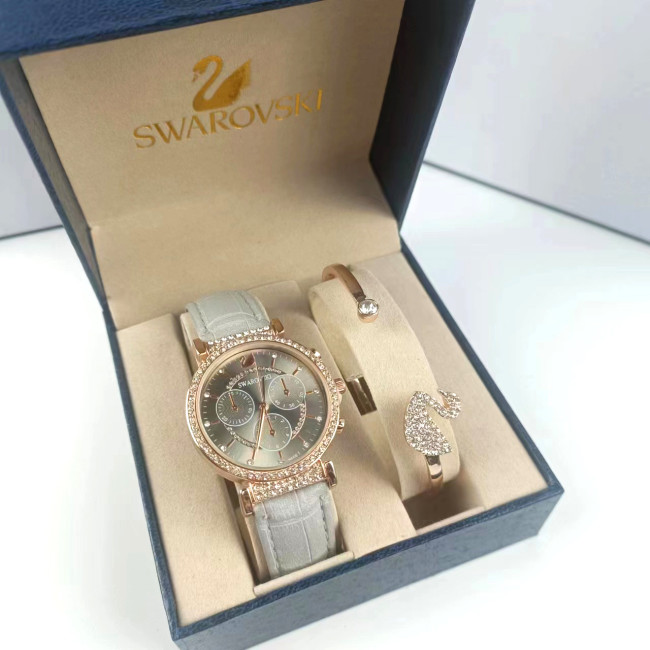 Women Fashion Watch & Bracelets with Box #CHN
