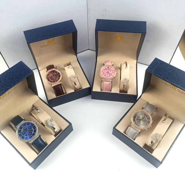 Women Fashion Watch & Bracelets with Box #CHN