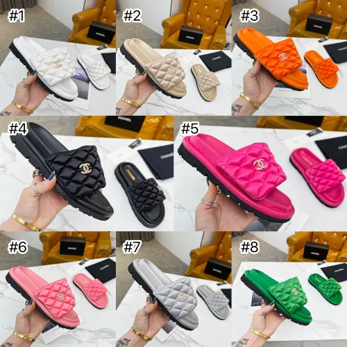 Women Fashion Slides with Box #CHN