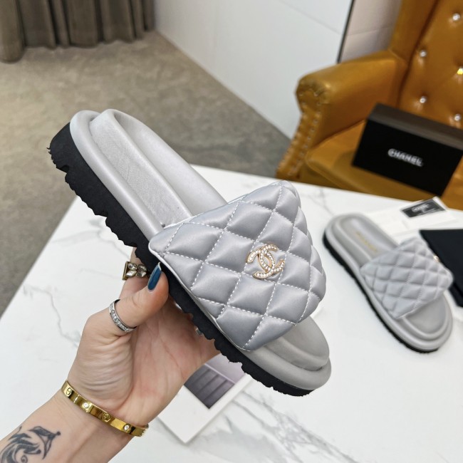 Women Fashion Slides with Box #CHN