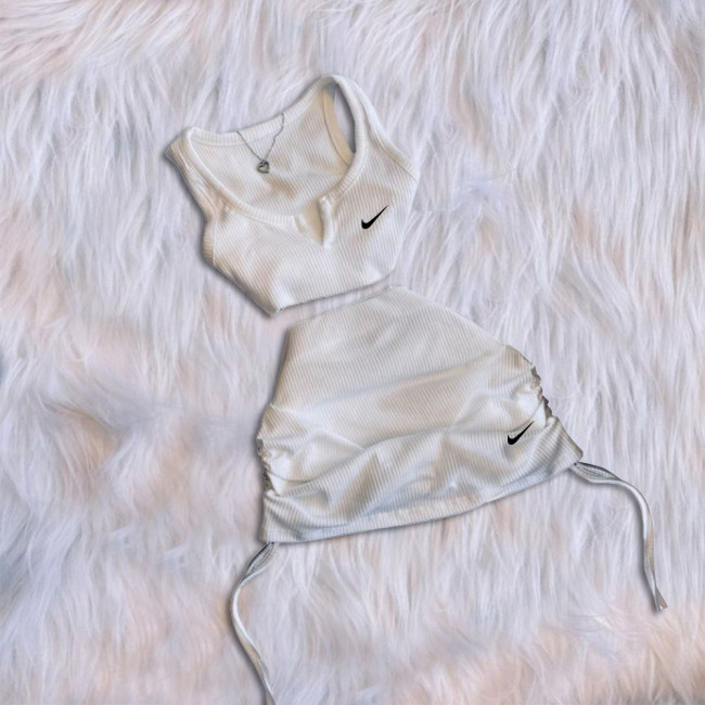 Wholesale fashion skirt suit for kid size:90-160 #NIK