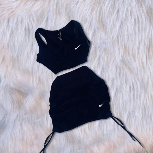 Wholesale fashion skirt suit for kid size:90-160 #NIK