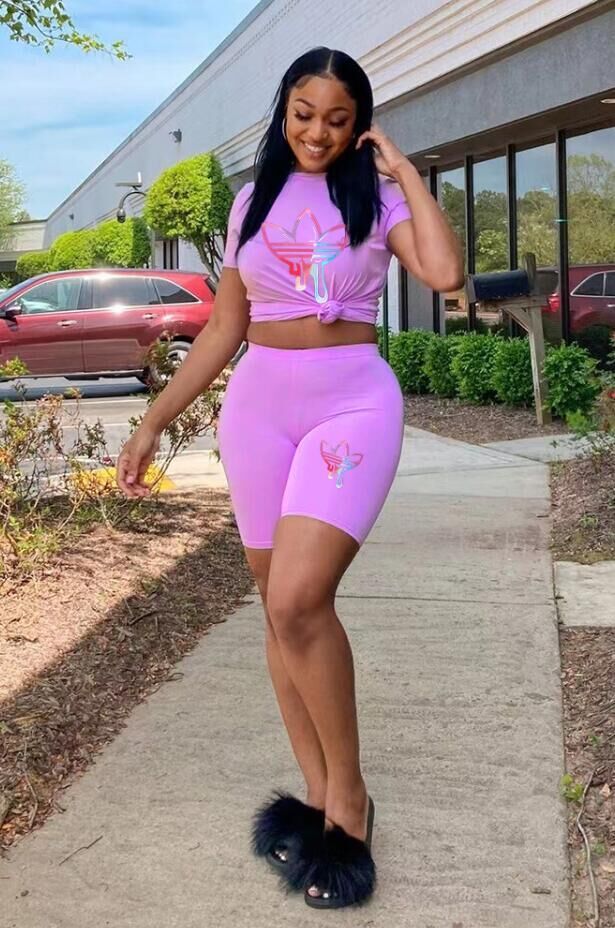 Women 2 pcs Set Plus Size S-5XL #NOO