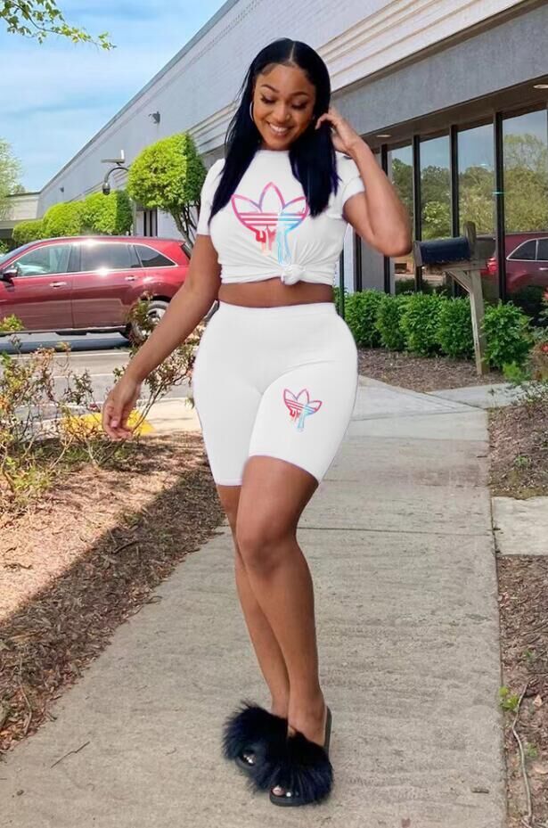 Women 2 pcs Set Plus Size S-5XL #NOO