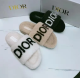  Fashion Furry Slides with Box #DIO
