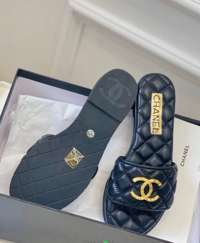 Women Fashion Slides with Bag Set #CHN