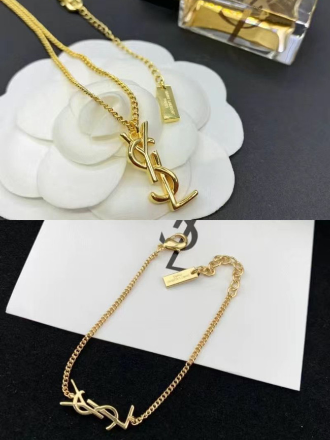 Fashion Bracelet with Necklace Set #YS