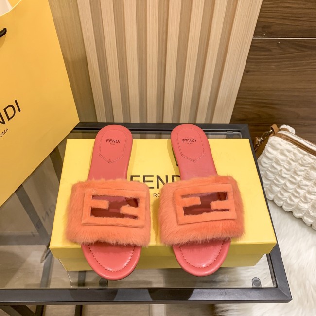 Fashion Mink Slides with Box  #FEI