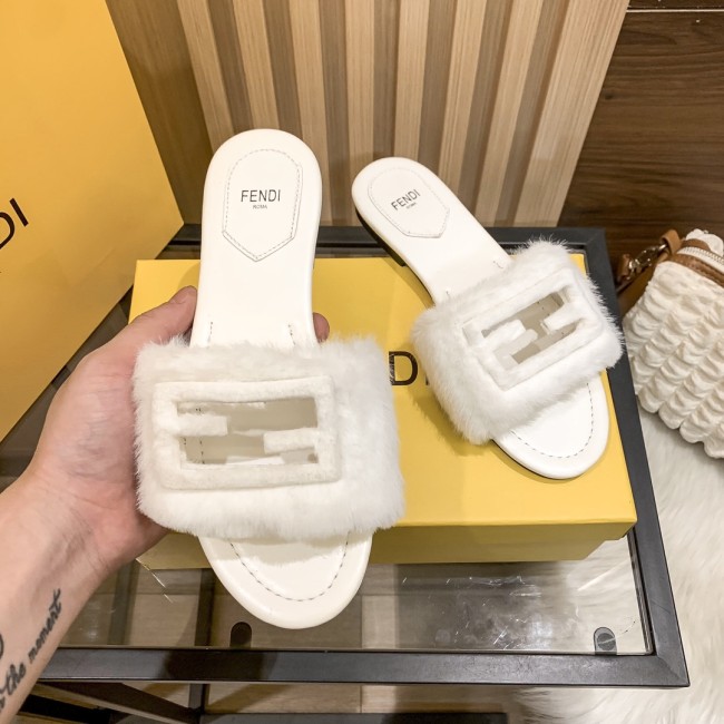 Fashion Mink Slides with Box  #FEI