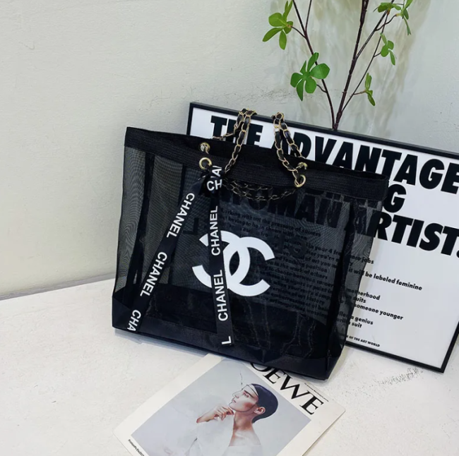 Women Fashion Mesh Tote Bags #CHN