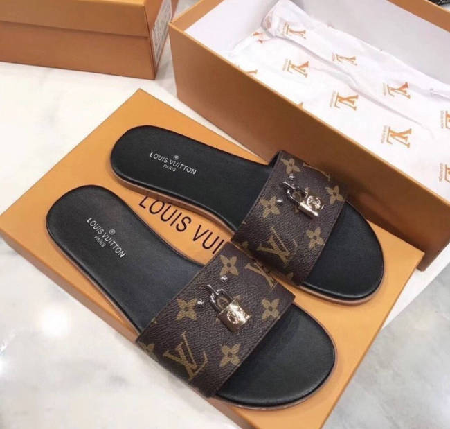 Women Fashion Slides with Box #LOV