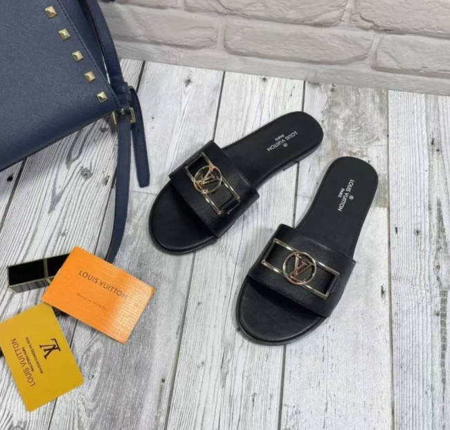 Women Fashion Slides with Box #LOV