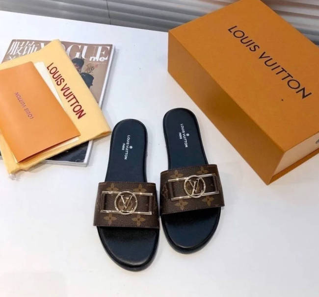 Women Fashion Slides with Box #LOV