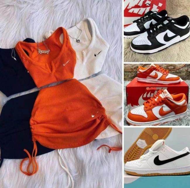 1Set Fashion Sport Shoes & Suit For Women Free Usps Shipping #NIK