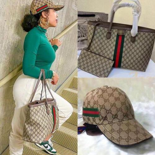1 Set Fashion Bag And Hat #GUI