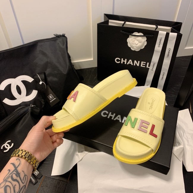 Women Fashion Slides with Box #CHN