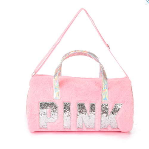 Pink Purry Bag