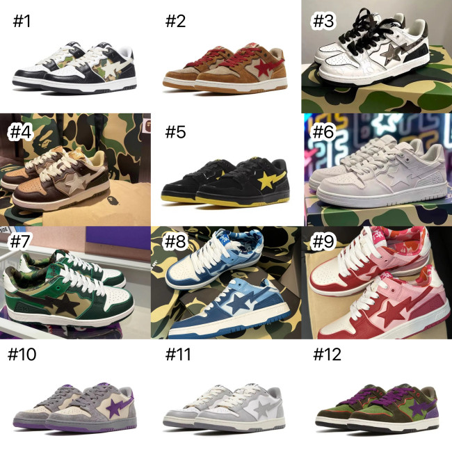 Fashion Bape Shoes #NOO