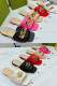 Women Fashion Slides with Box #GUI