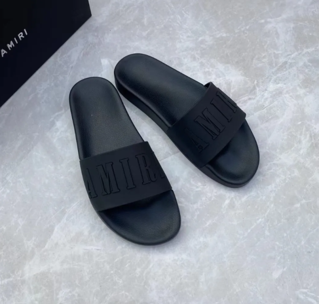 Fashion Amiri Slides with Box 