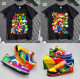 Fashion Shirt with Dunk Shoes Set #NIK