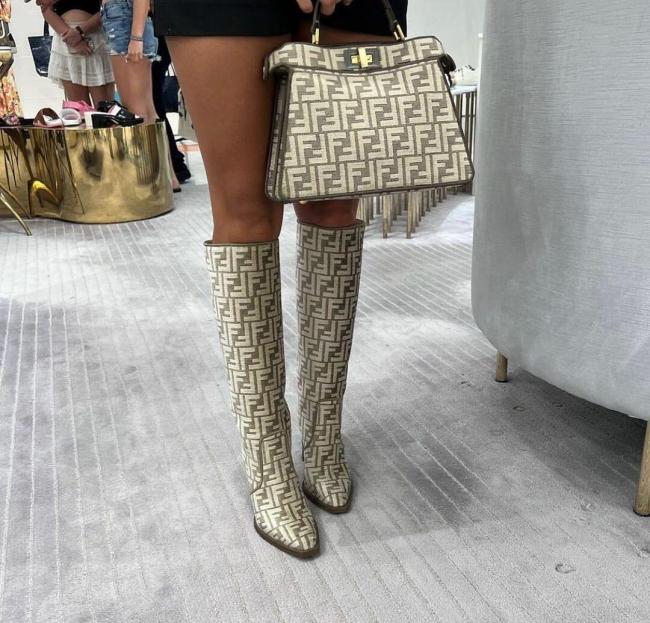 1 Set Fashion Boots & Bag Free Shipping #FEI