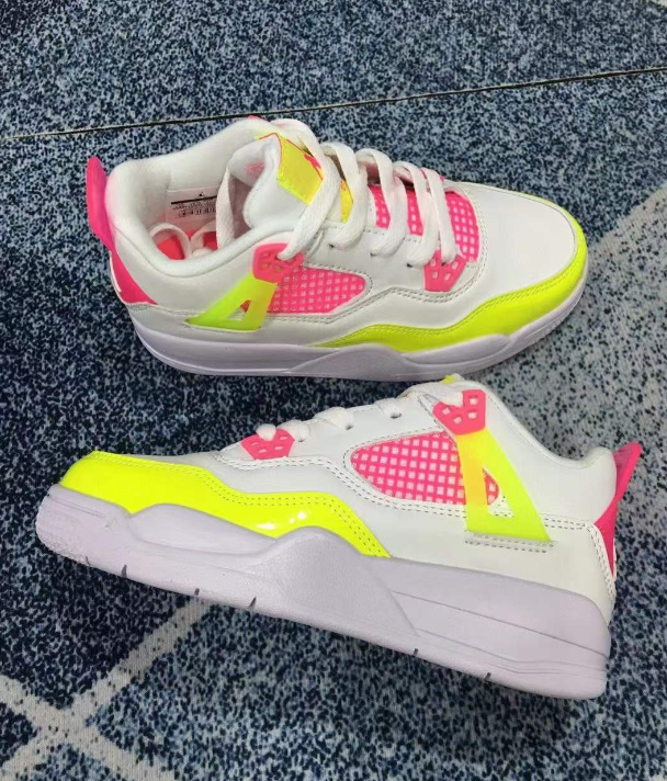 Fashion Kids Sports Shoes AJ4 with Box #NIK